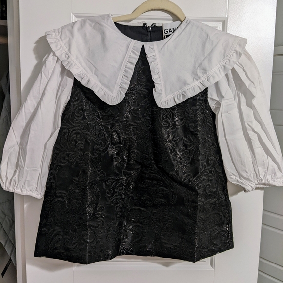 Ganni Collared Blouse - Picture 2 of 7